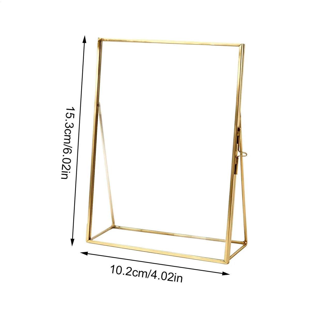 Gold Glass Frame (4x6 in)