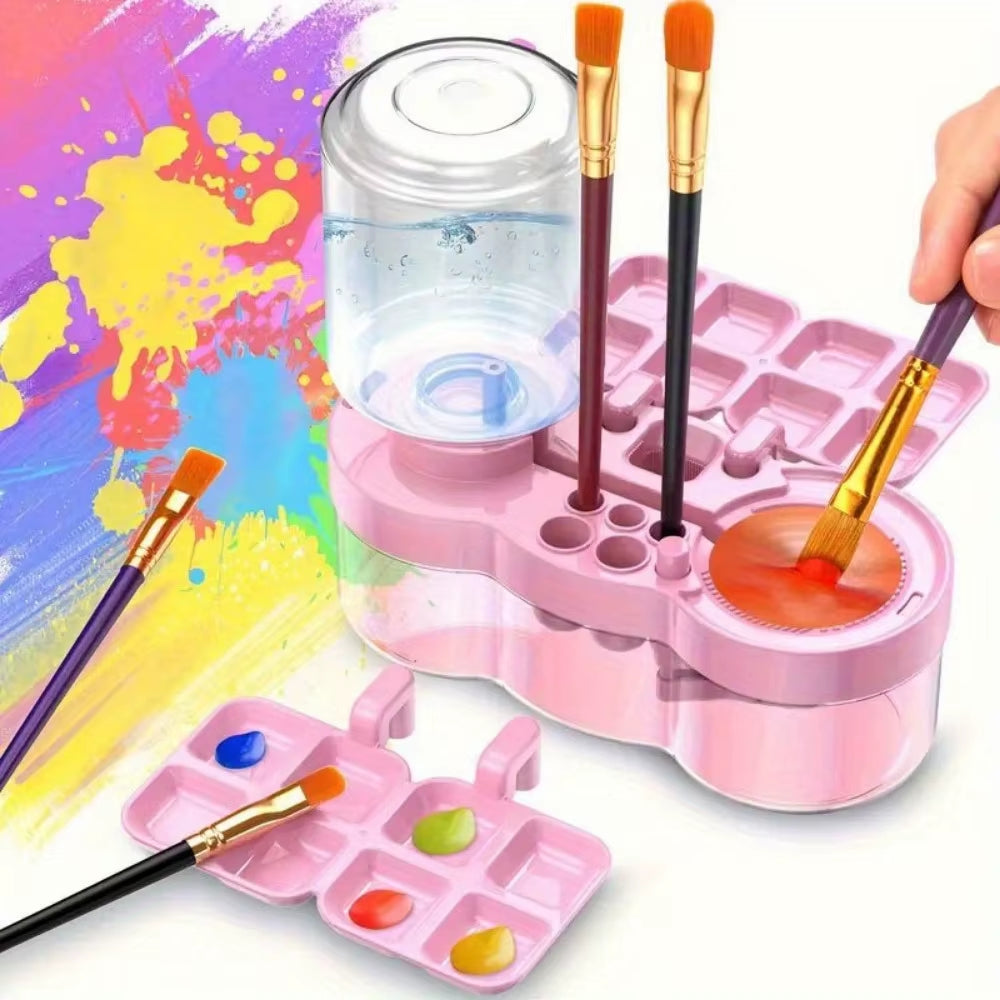 Muse™ Brush Cleaner — Mess-Free Kids Painting Station