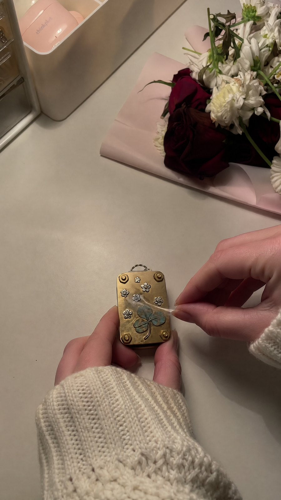 Love Petals pocket flower press